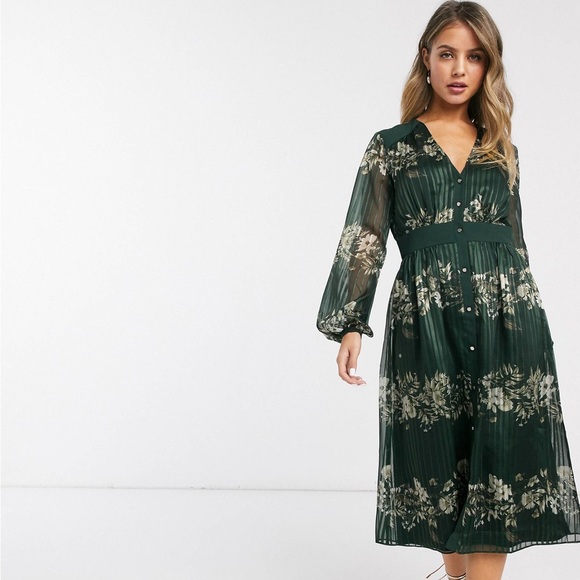 Ted Baker Dresses & Skirts - Ted Baker DELYLA Meadow Sweep long sleeved